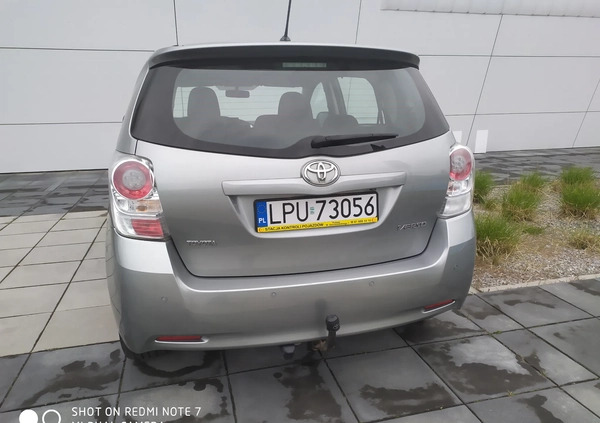 Toyota Verso cena 21900 przebieg: 237500, rok produkcji 2011 z Piotrków Trybunalski małe 379